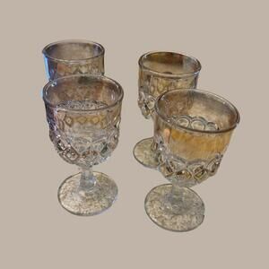Set of 4 Antique Cordial Glasses (small)